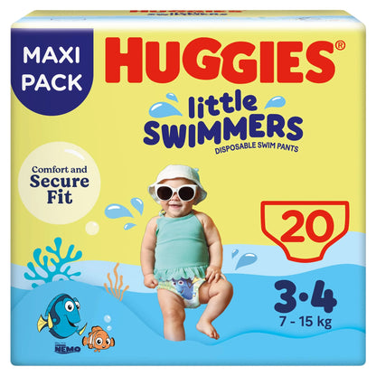 Little Swimmers Swim Pants Size 3-4 by HUGGIES