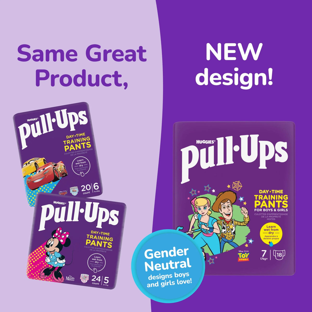 Pull Ups Training Nappy Pants Size 7 by HUGGIES