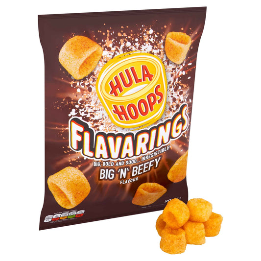 " HULA HOOPS Flavarings Big'n'beefy Sharing (90g)