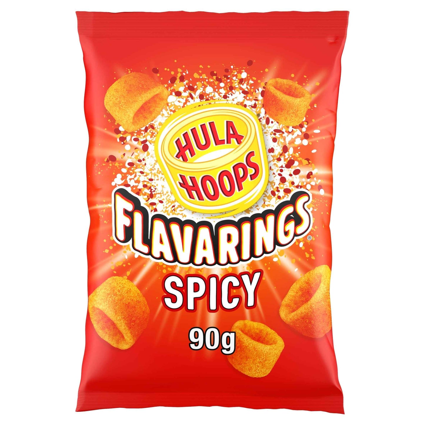 Flavarings Spicy Sharing Crisps 90g by HULA HOOPS