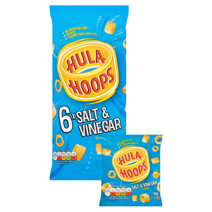 Salt & Vinegar Multipack Crisps by HULA HOOPS