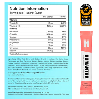 Berry Pomegranate Zero Sugar by HUMANTRA