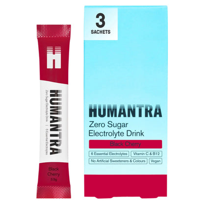 Black Cherry Zero Sugar Electrolyte by HUMANTRA