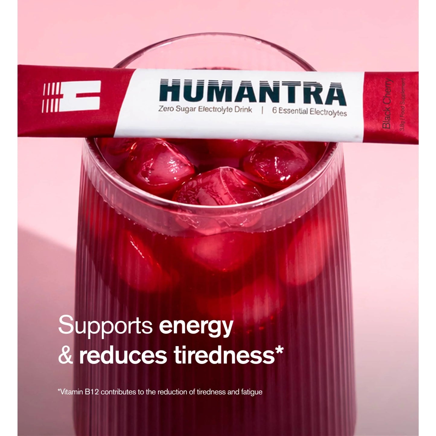Black Cherry Zero Sugar Electrolyte by HUMANTRA