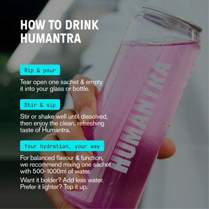 Lychee Zero Sugar Electrolyte Drink by HUMANTRA