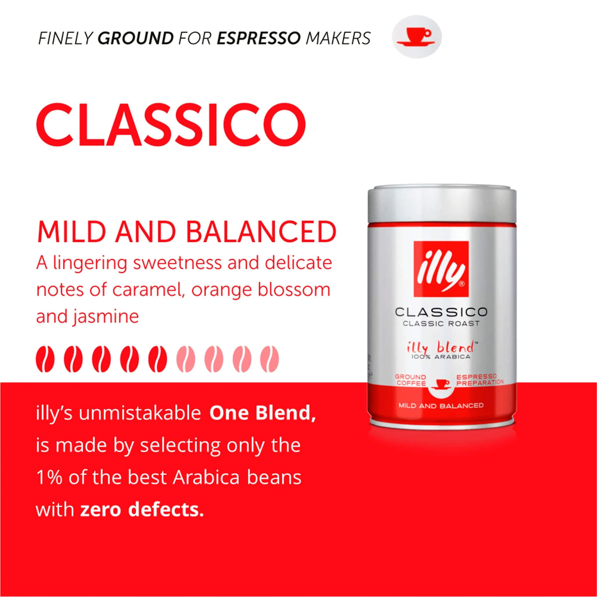 Espresso Ground Coffee 250g by illy