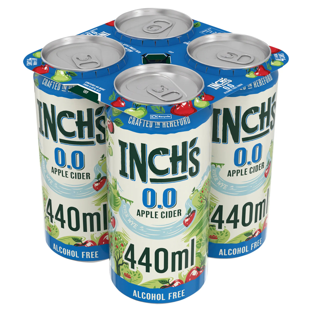 0.0 Alcohol Free Medium Apple Cider by INCH'S at The British Vault