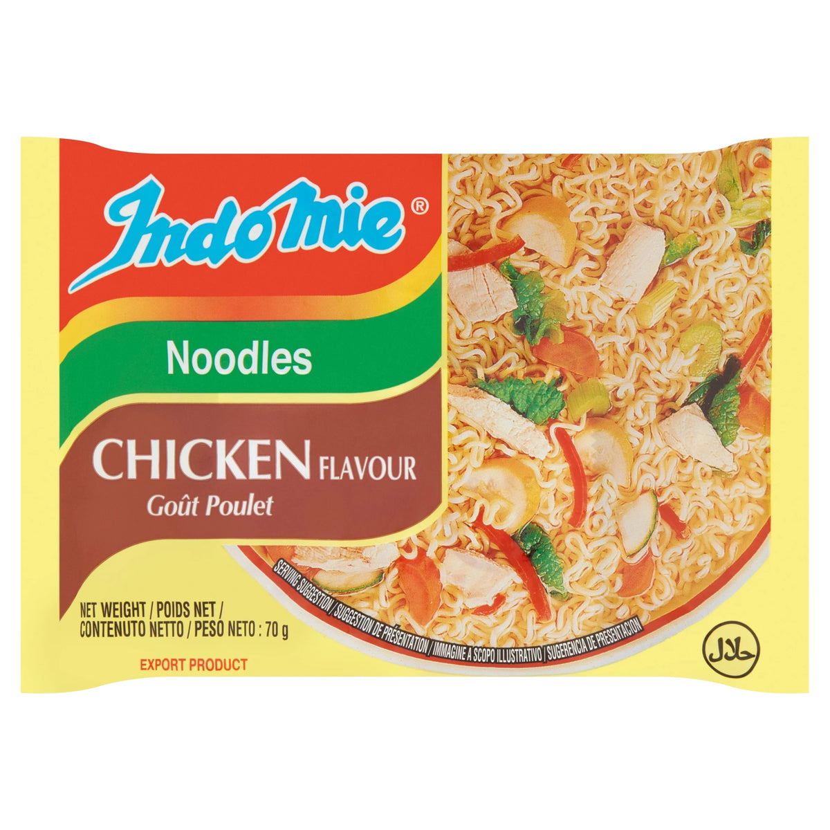 Noodles - Chicken Flavour 70g by INDOMIE