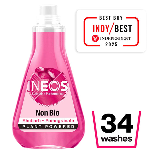 Non Bio Concentrated Laundry Liquid Detergent Rhubarb + by INEOS