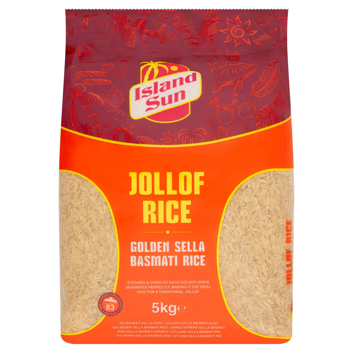 Golden Basmati Sella Rice 5kg by ISLAND SUN