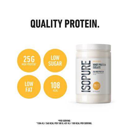 Whey Protein Isolate Vanilla 450g by ISOPURE