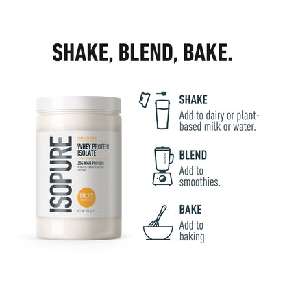 Whey Protein Isolate Vanilla 450g by ISOPURE
