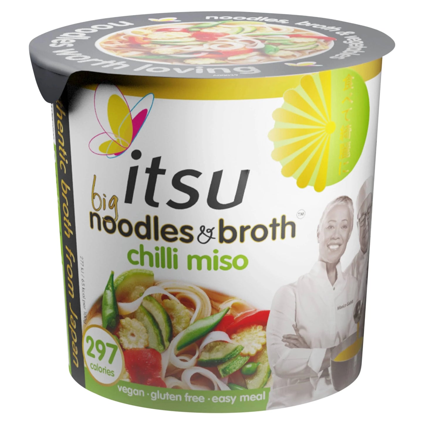 Big Chilli Miso Instant Noodles & Broth by itsu