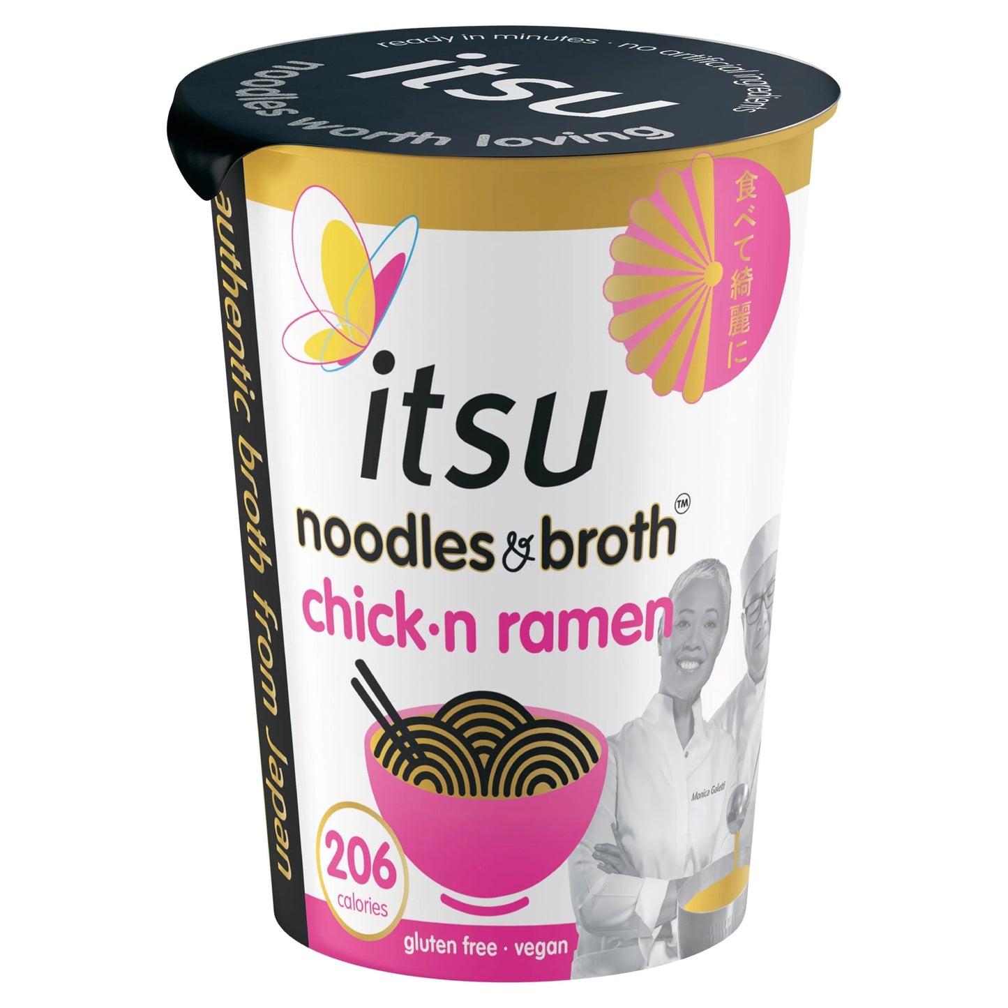 Chickn Ramen Instant Noodles & Broth Pot by itsu