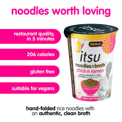 Chickn Ramen Instant Noodles & Broth Pot by itsu