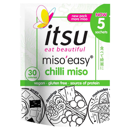 Chilli Miso Easy Soups 5 Sachets 100g by itsu