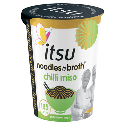 Chilli Miso Instant Noodles & Broth Pot by itsu