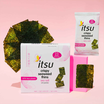 Crispy Seaweed Thins - Sea Salt 4 X 5g by itsu