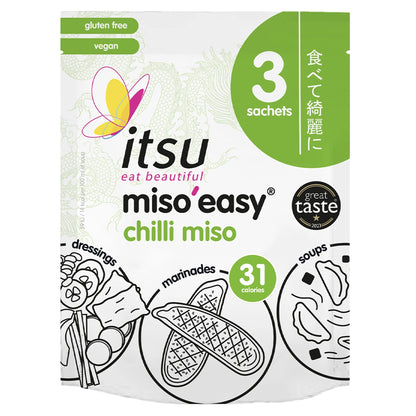 Miso'easy Chilli Miso 3x20g by itsu