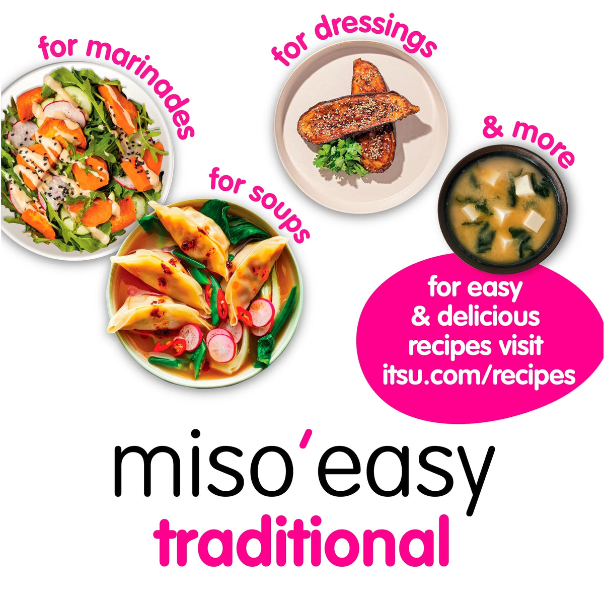 Miso'easy Traditional Miso 5x21g by itsu