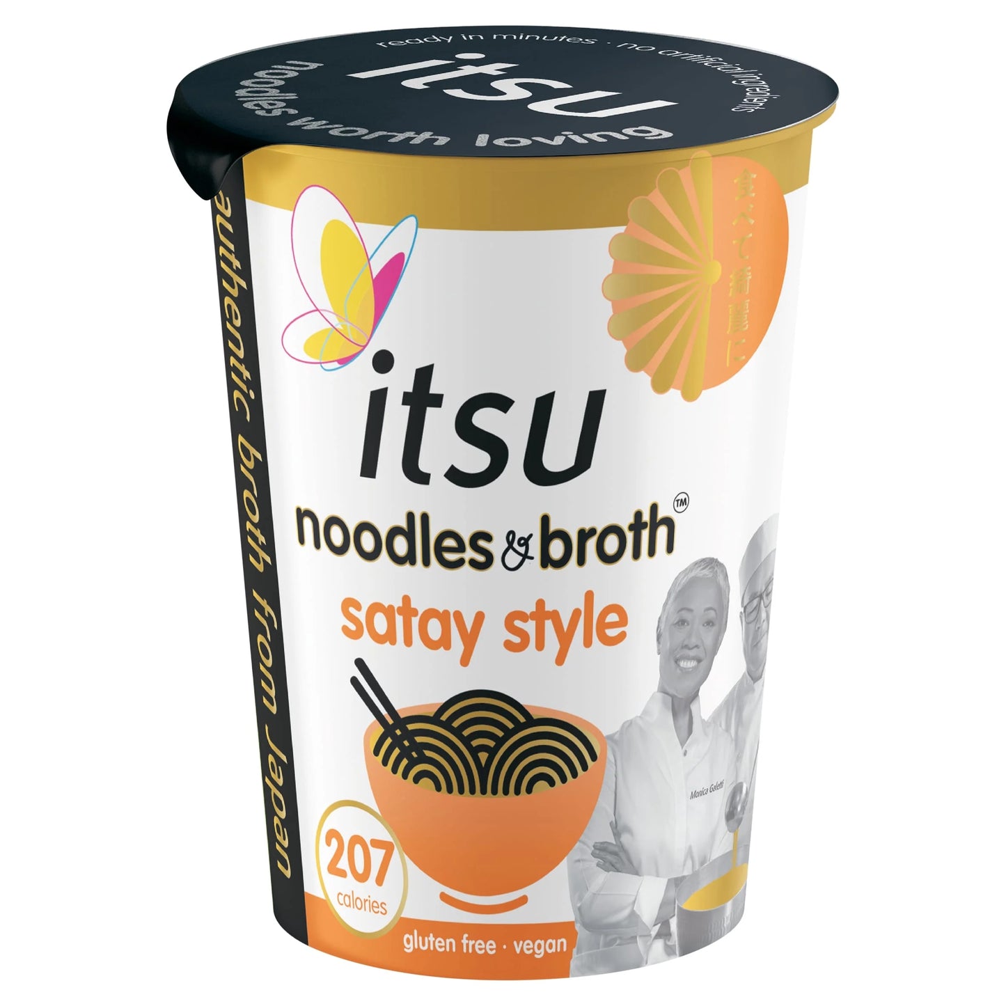Satay Style Instant Noodles & Broth Pot 66g by itsu