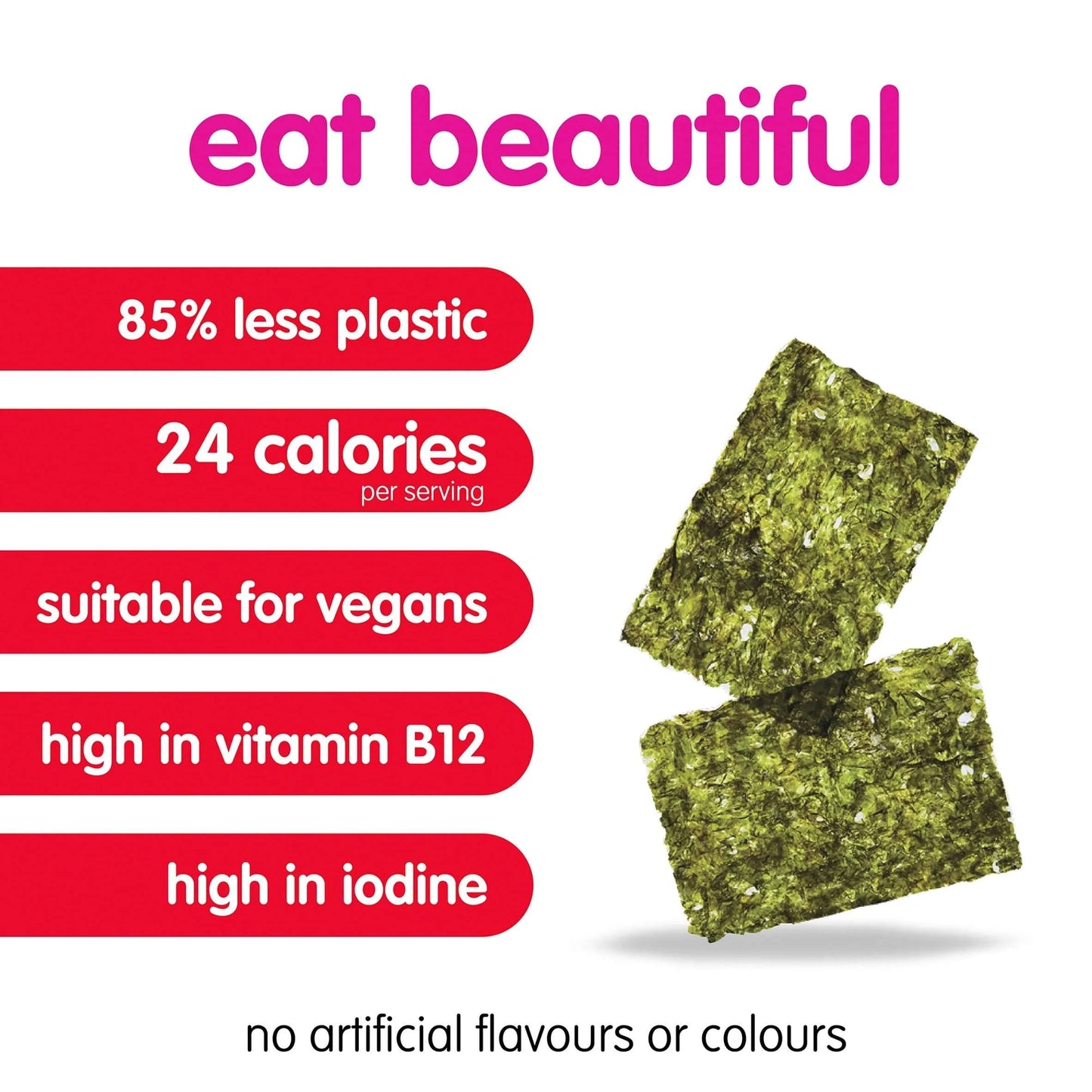 Seaweed Sweet Soy & Sea Salt Thins 4 X 5g by itsu