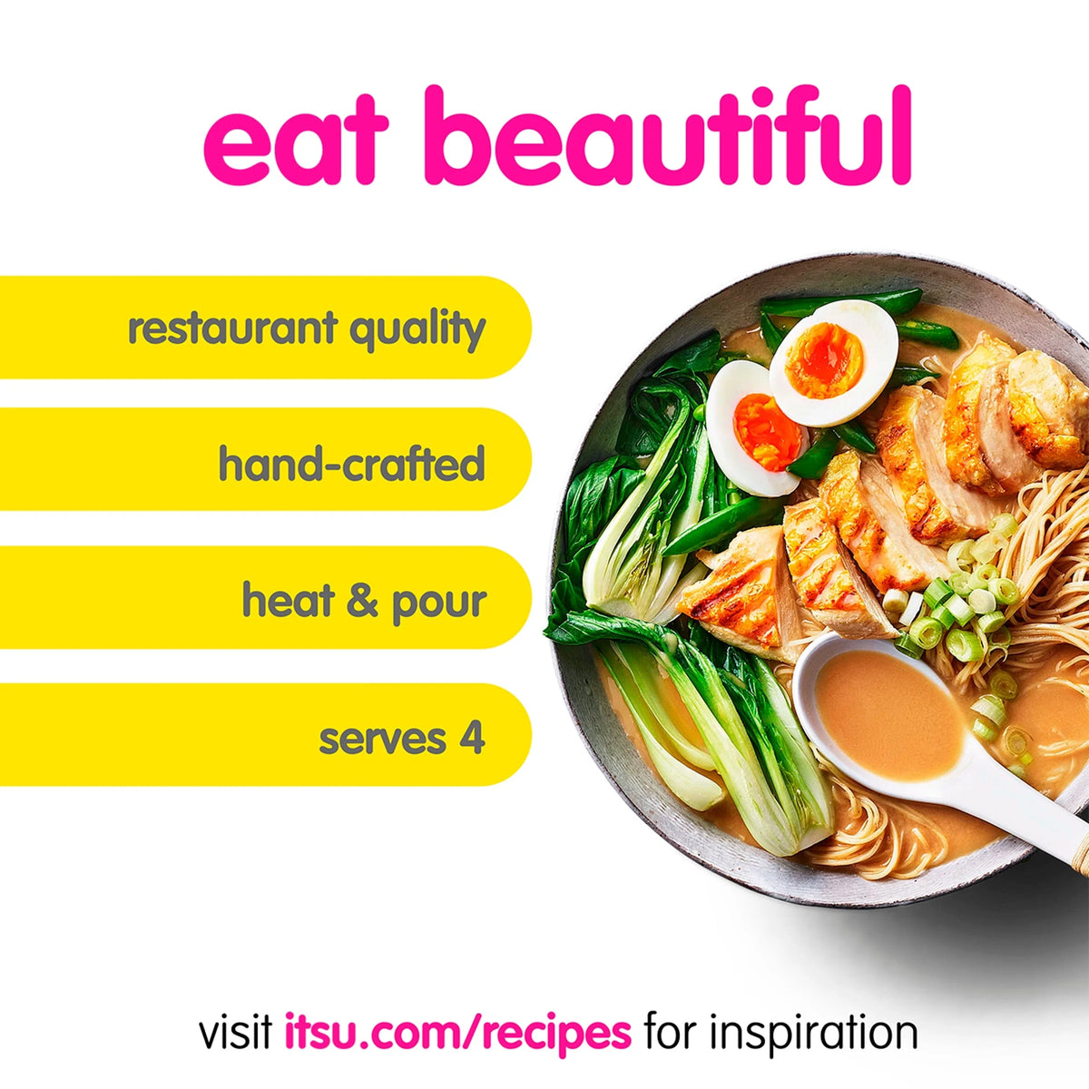 Sesame Chicken Broth For Noodles 1l by itsu