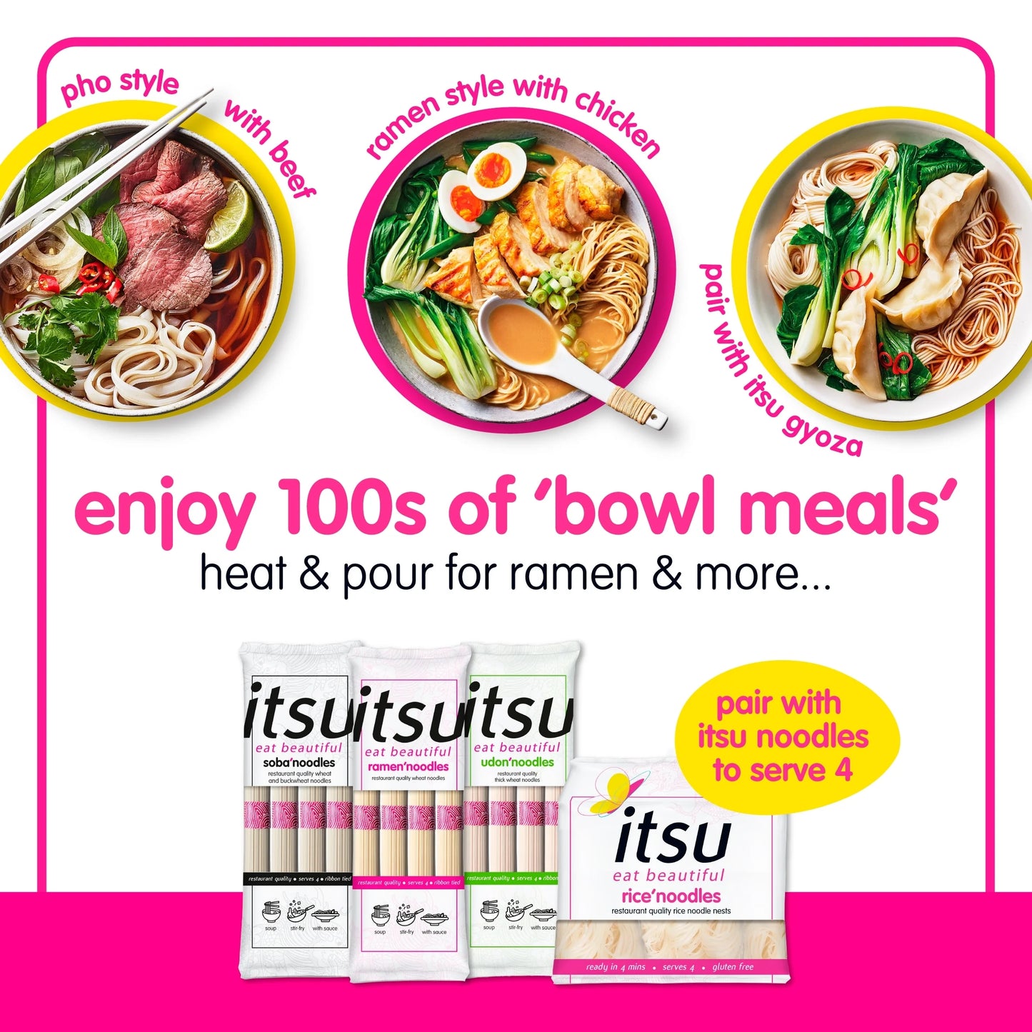 Sesame Chicken Broth For Noodles 1l by itsu