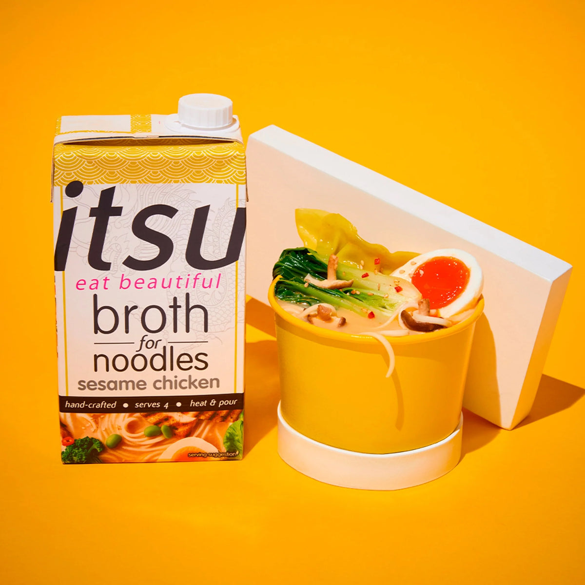 Sesame Chicken Broth For Noodles 1l by itsu
