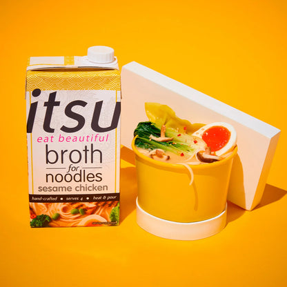 Sesame Chicken Broth For Noodles 1l by itsu