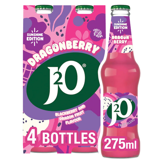 J20 Blackberry & Dragonfruit 4 X 275ml by J2O