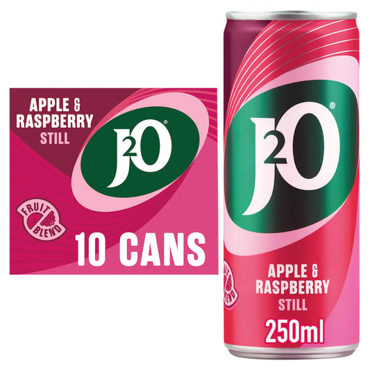 Apple & Raspberry 10x250ml Cans by J2O