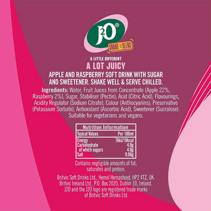 Apple & Raspberry 10x275ml by J2O