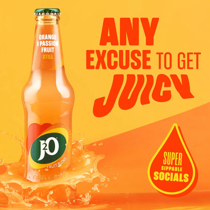 Orange & Passion Fruit 4x275ml by J2O
