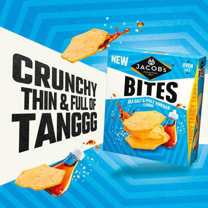 Bites Sea Salt &malt Vinegar 125g by JACOB'S