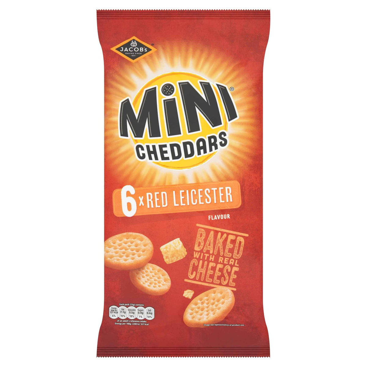 Mini Cheddars Multipack Snacks - Red by JACOB'S