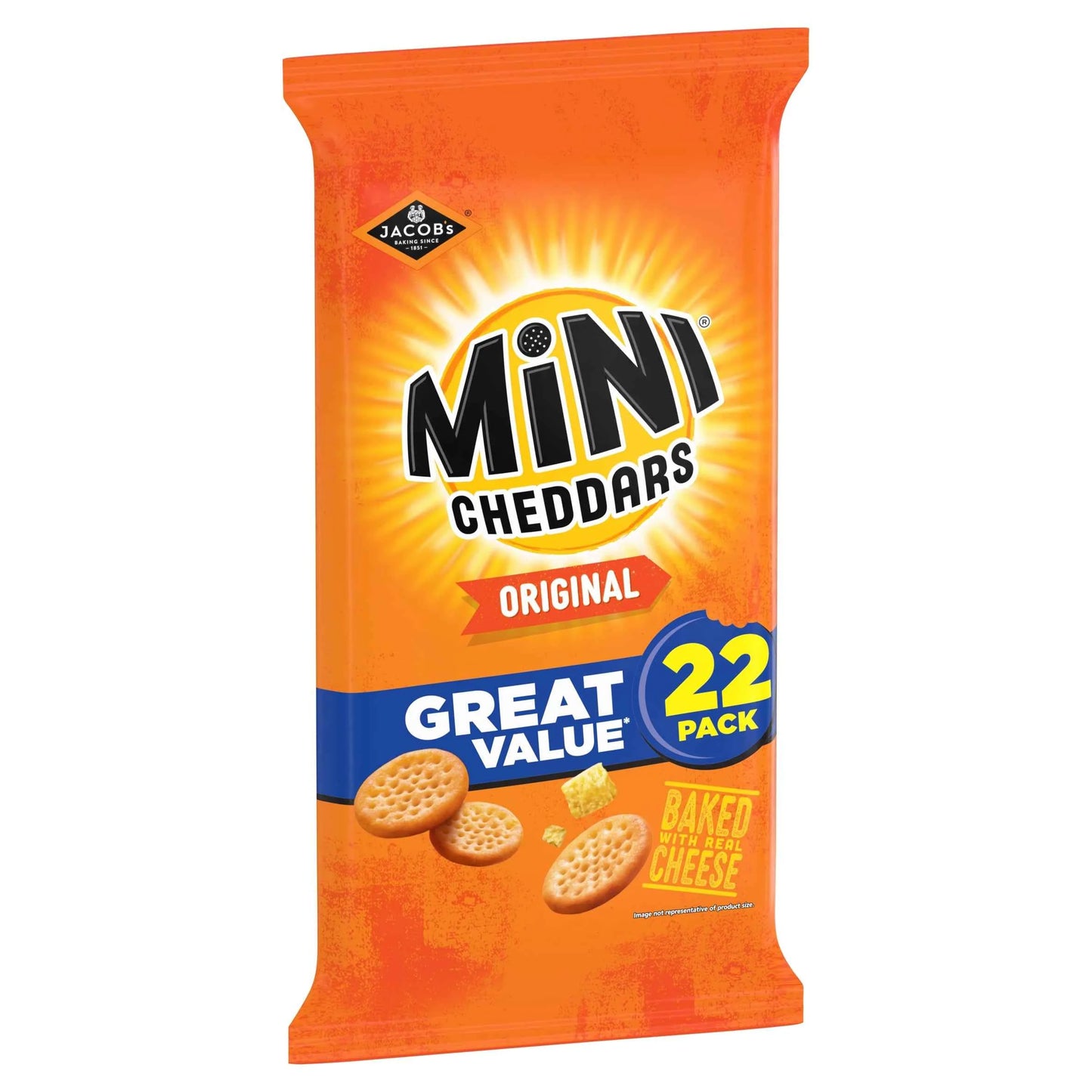 Mini Cheddars - Original 22 Pack 506g by JACOB'S