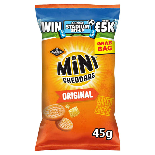 Mini Cheddars Original Snacks Grab by JACOB'S