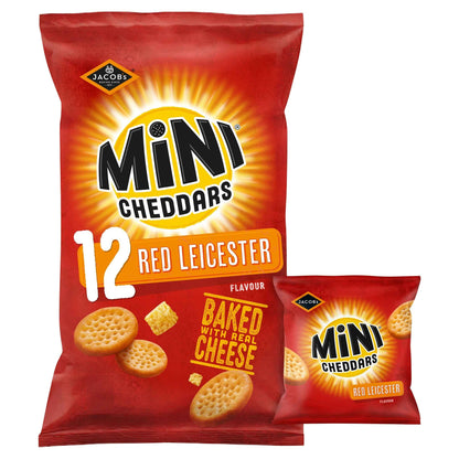 Mini Cheddars Red Leicester Multipack by JACOB'S