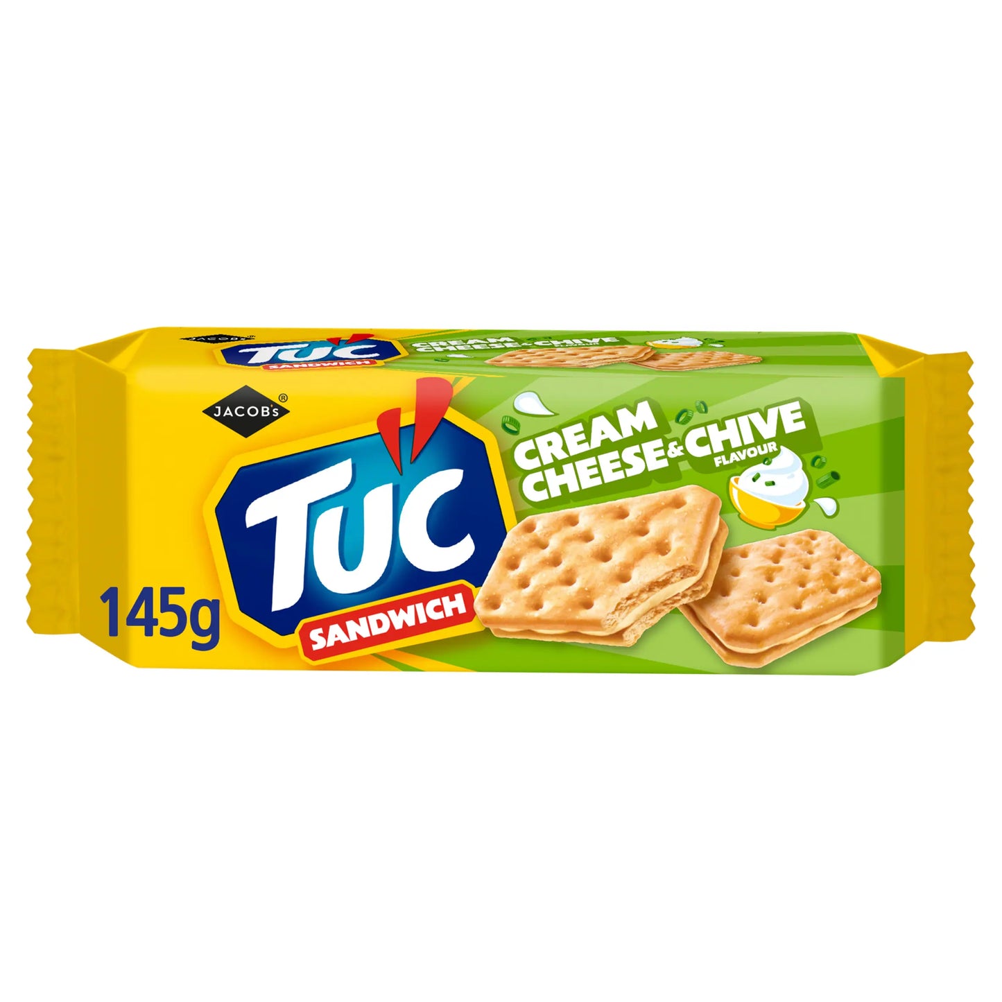 Jacob's Tuc Sandwich Cream Cheese & Chive 145g by JACOBS