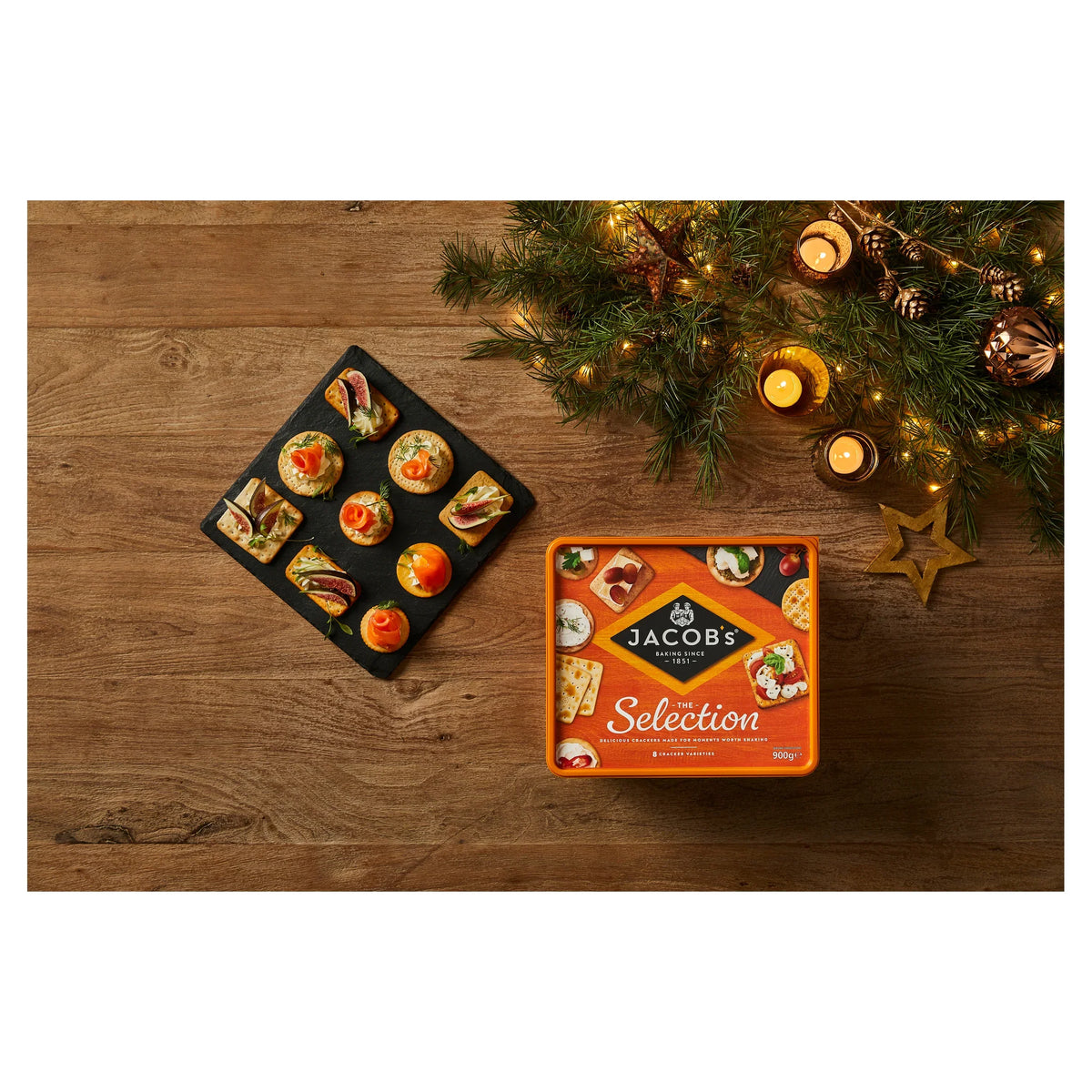 Jacobs Biscuits For Cheese Tub 900g by JACOB'S at The British Vault