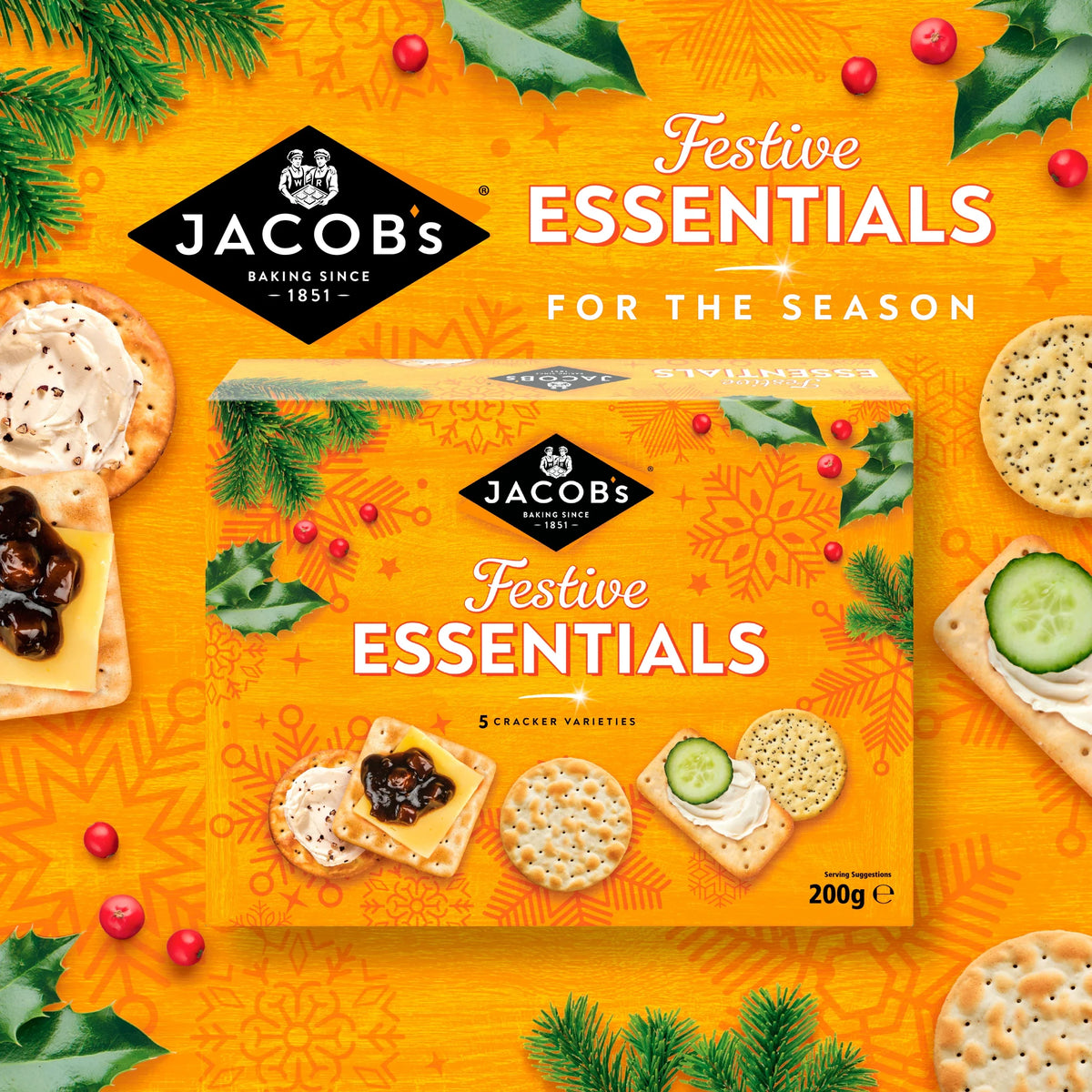 Jacobs Savoury Favourites 200g by JACOB'S at The British Vault