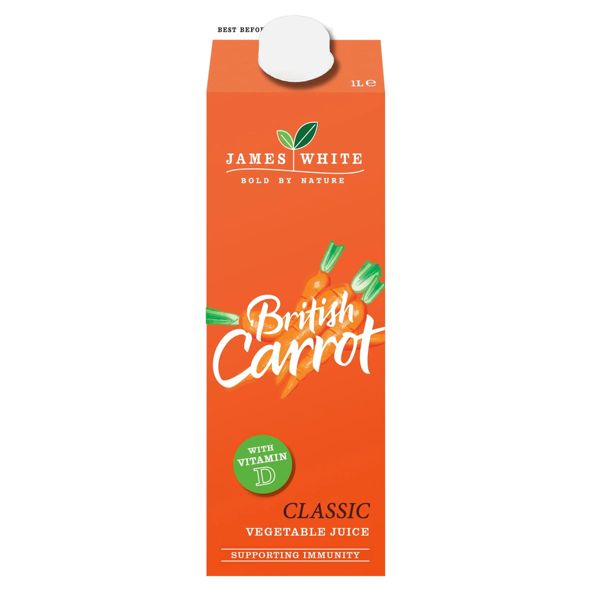 British Carrot Juice 1 Litre by JAMES WHITE