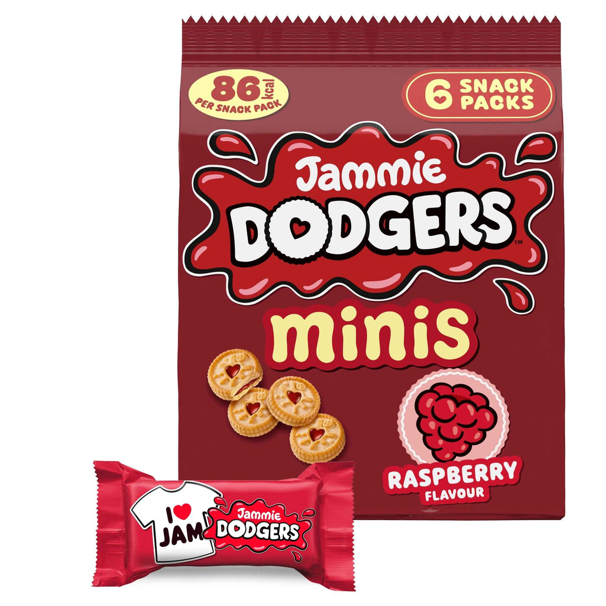 Minis 6 X 20g by Jammie DODGER