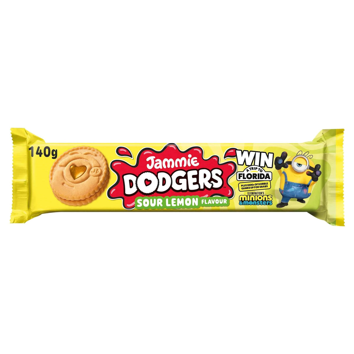 s Minions Sour Lemon Flavour by Jammie DODGER
