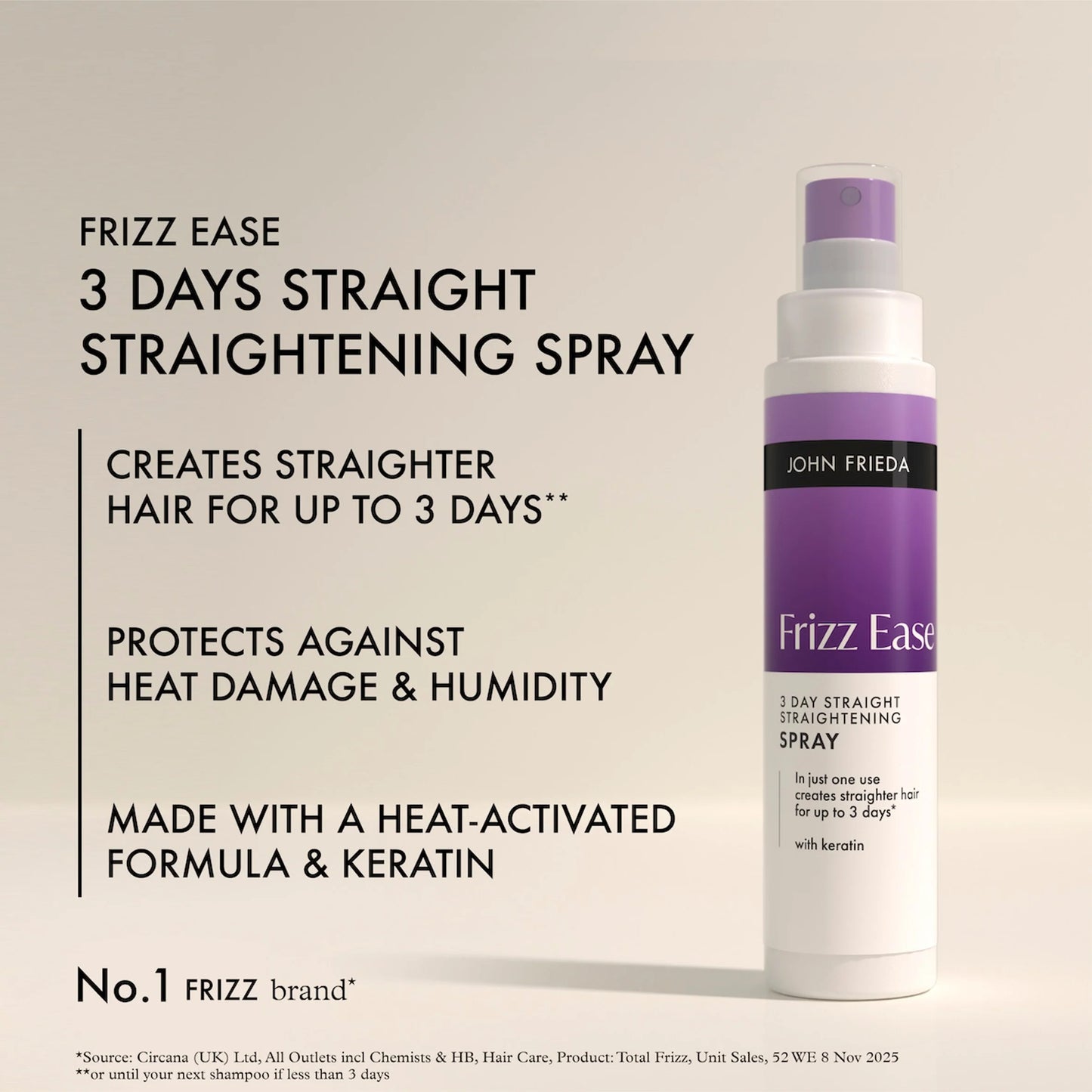 Frizz Ease 3 Day Straight by JOHN FRIEDA