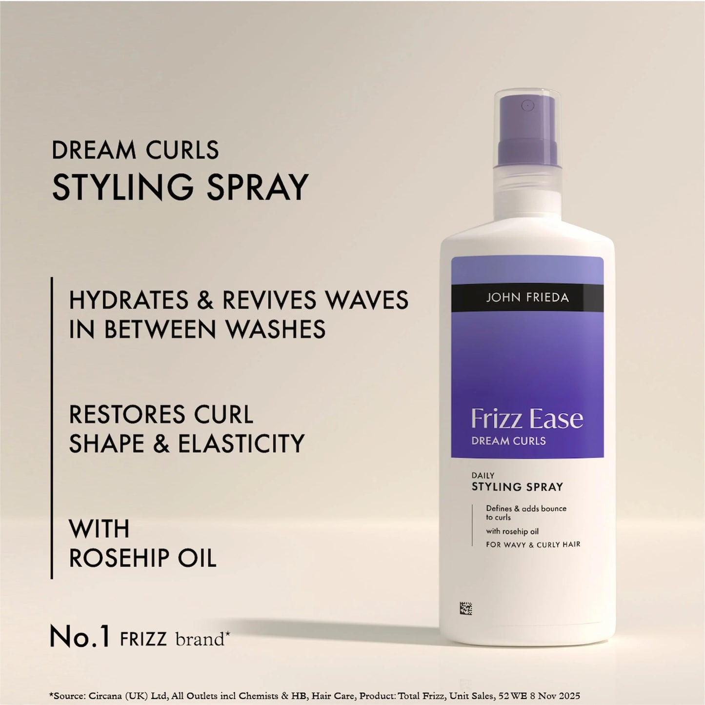 Frizz Ease Dream Curls Styling by JOHN FRIEDA
