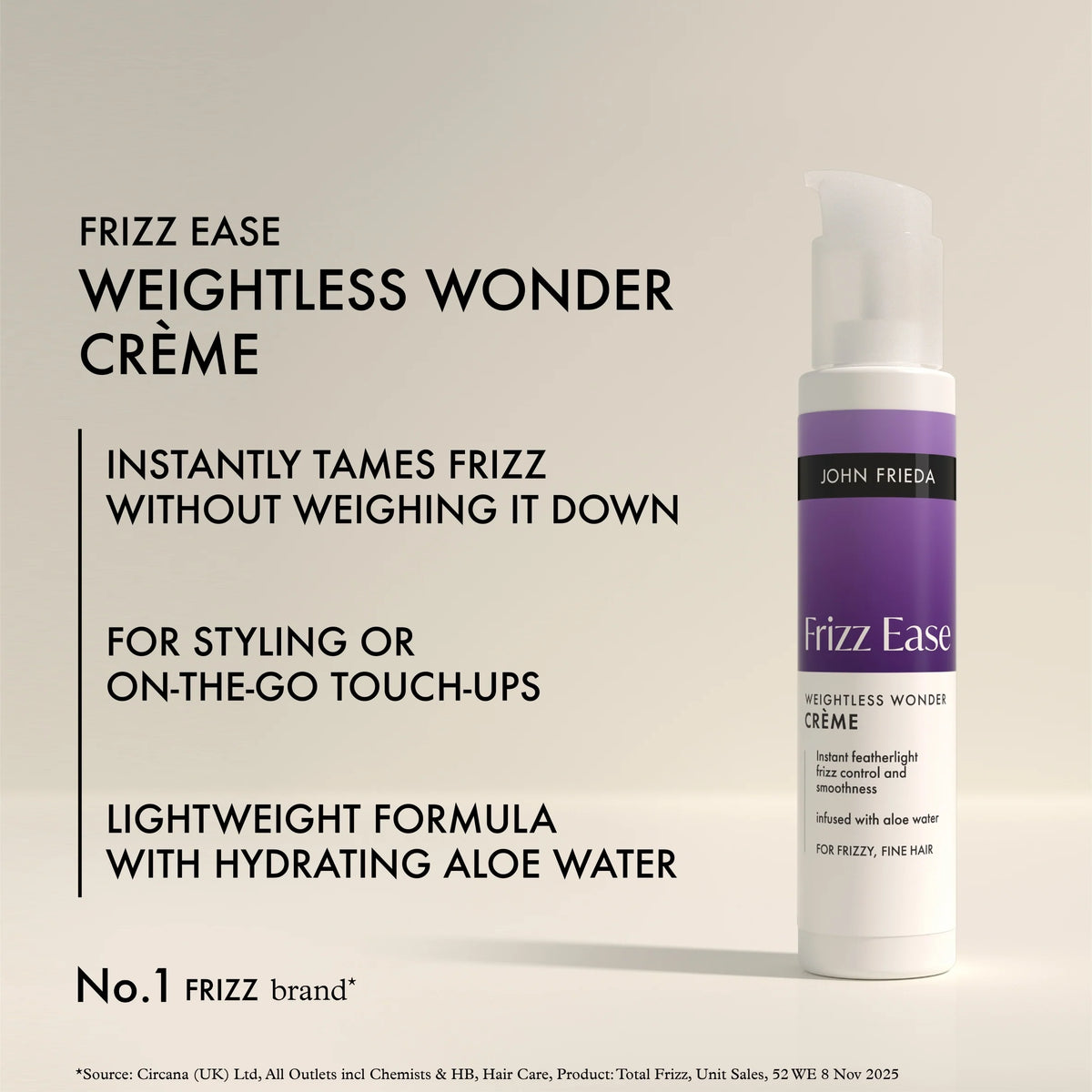Frizz Ease Weightless Wonder by JOHN FRIEDA