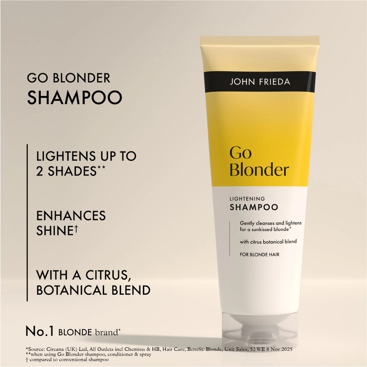 Go Blonder Lightening Shampoo by JOHN FRIEDA