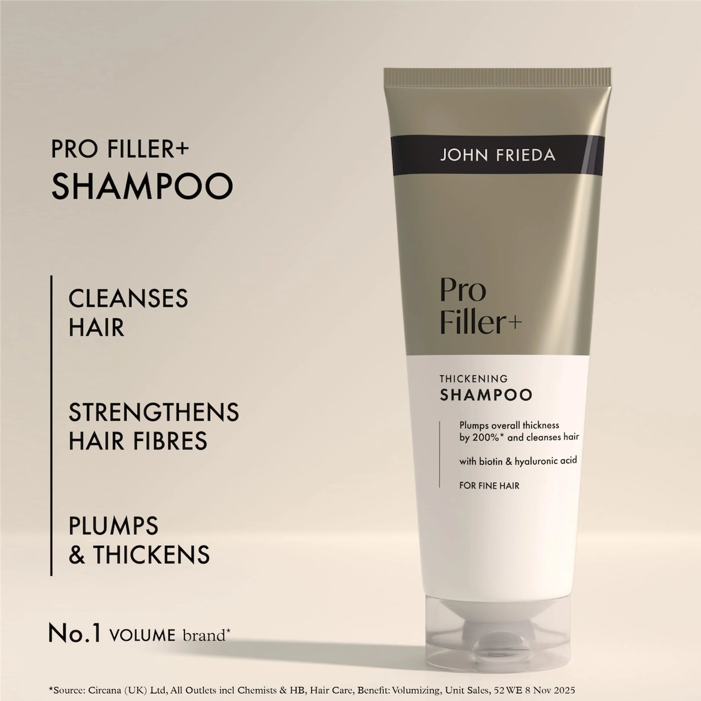 Profiller+ Thickening Shampoo by JOHN FRIEDA